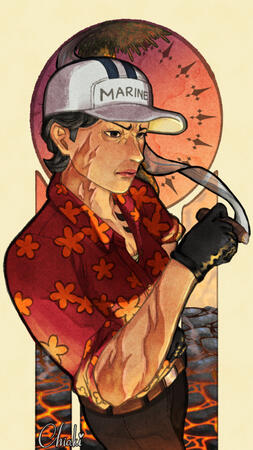 Phone wallpaper - Female Sakazuki